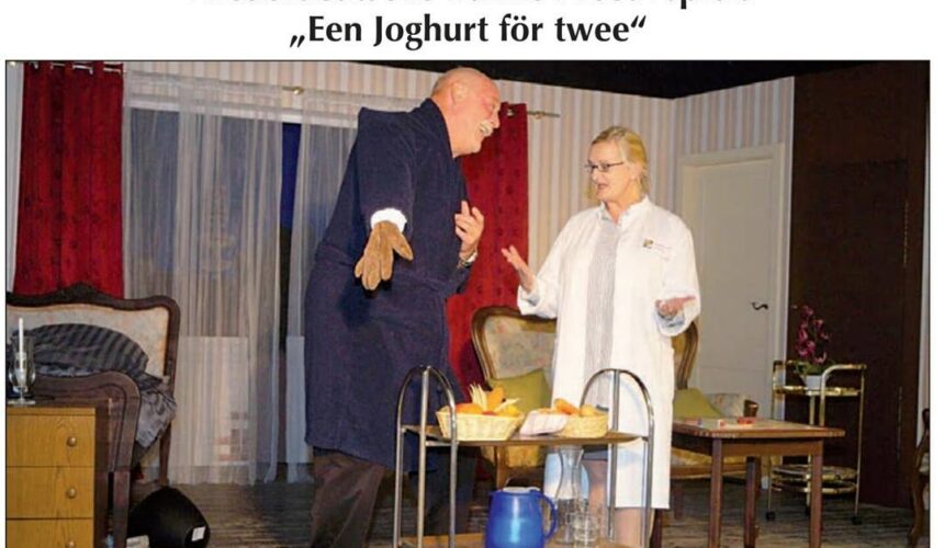 Diäten, Lügen, Sex und Gaunereien – die aktuelle Titelseite vom Reporter Preetz wurde mit dem aktuellen Herbststück bestückt. #eenjoghurtförtwee #niederdeutschebühnepreetz #plattdeutsch #liebe #lügen #sex #gaunerei #freitagpremiere #niederdeutschebühne #spannung #komödie