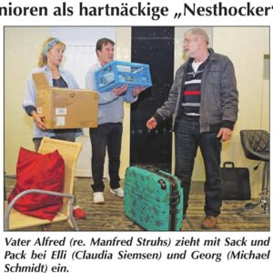 Hartlich Willkamen #niederdeutschebühnepreetz #freitagpremiere #vorfreude #theater #plattdeutsch #mehrgenerationenhaushalt