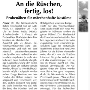 Die Proben haben begonnen #leidenschaftpur #weihnachtsmärchen2017 #wirsuchenhobbyschneider #andierüschen #kommtallevorbei